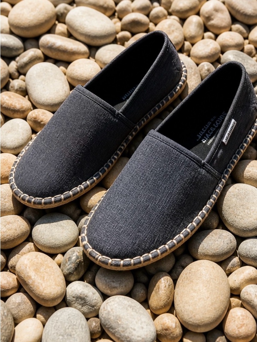 Jack Rogers Black Slip-On Espadrilles for Men